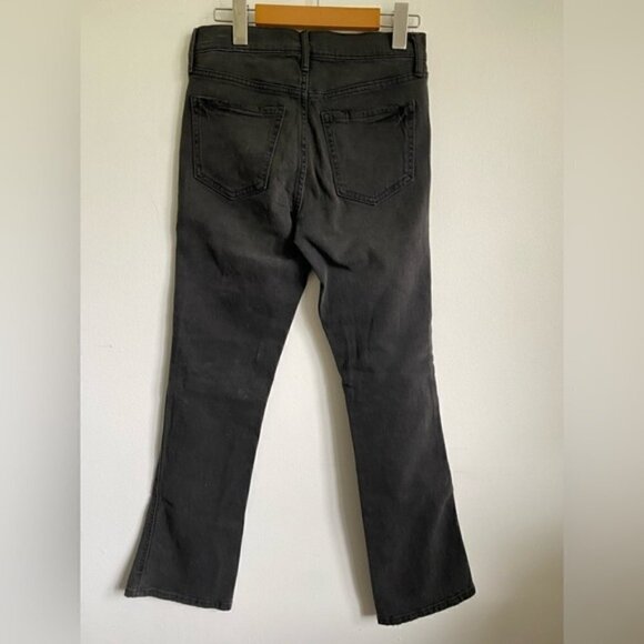 Nwt 🆕 Sam Edelman Women Linnie Kick Flare High Rise Waist Jeans • Black • US 25 - Picture 6 of 8